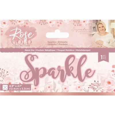 Crafter's Companion Rose Gold Die - Sparkle